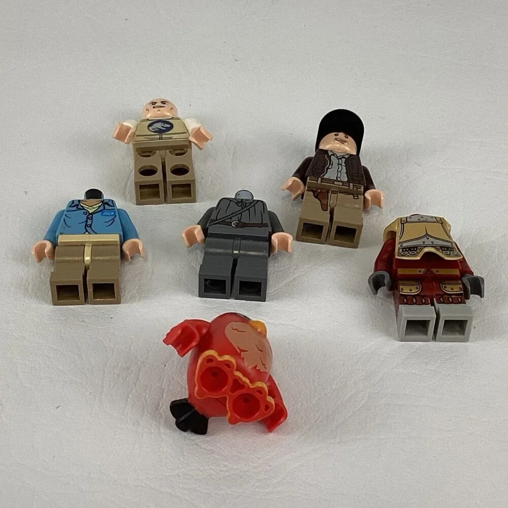 Lego Minifigure Mixed Lot Indiana Jones Lord Rings Jurassic Parts Figure Lot